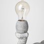 69005 - Tantor (15.9"H) Gray Resin Elephant Calf Table Lamp
