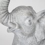 69005 - Tantor (15.9"H) Gray Resin Elephant Calf Table Lamp