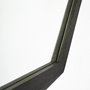 69030 - Aramis II 41L x 41H Octagon Black Wood Frame Wall Mirror