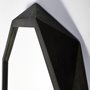 69030 - Aramis II 41L x 41H Octagon Black Wood Frame Wall Mirror