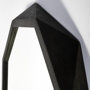 69028 - Aramis I 32" Octagon Black Wood Frame Wall Mirror