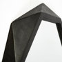 69028 - Aramis I 32" Octagon Black Wood Frame Wall Mirror