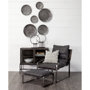 44251 - Lanx Set of 3 Decorative Black/Grey Metal Plates