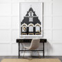 13419 - Discerning Domicile by Irene Suchocki a Framed Photo Art Print Matted under Glass