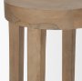 68210 - Brahma 26" Total Height White Washed Wood Stool