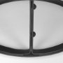 67903 - Neo 26.3" Seat Height Brown Wood Seat Black Metal Frame Stool