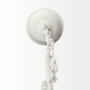 68172 - Theta 15.5x14.5 White-Washed Wood Beaded Pendant Light