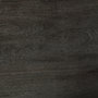 67502-AB - McLeod II 54" Round Brown Solid Wood Top Gold Metal Base Dining Table