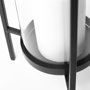 67699 - Abigail I Large Gunmetal Gray Metal Table Candle Holder 