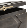 57853 - Cassia Set of 2 Brown Wooden Boxes