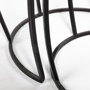 50472 - Clapp III (Set of 2) 20L x 20W Brown Round Wood Top W/ Black Metal Frame Nesting Accent Tables 