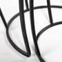 50473 - Clapp IV (Set of 2) 20L x 20W Brown Round Wood Top W/ Black Iron Frame Nesting Accent Tables