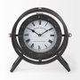 68083 - Gaston Gray Metal Circular Table Clock
