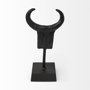 69085 - Caleb 4L x 5W Black Metal Tribal Figurine