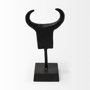 69085 - Caleb 4L x 5W Black Metal Tribal Figurine