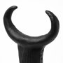 69085 - Caleb 4L x 5W Black Metal Tribal Figurine