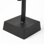 69085 - Caleb 4L x 5W Black Metal Tribal Figurine