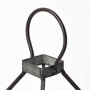 67243 - Kingston I Large Rustic Metal Framed Table Candle Holder 