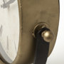 63102 - Houston Gold Metal Half Moon Base Table Clock
