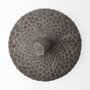 57896 - Mandor I (Small) 6L x 6W Brown Resin Acorn Box 