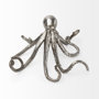57388 - Strafford Medium 13L x 7W Silver Resin Octopus