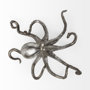 57388 - Strafford Medium 13L x 7W Silver Resin Octopus