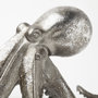 57388 - Strafford Medium 13L x 7W Silver Resin Octopus