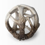 57800 - Ramus I (Small) 5L x 5W Brown Antler Shaped Decorative Resin Orb Ball