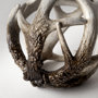 57800 - Ramus I (Small) 5L x 5W Brown Antler Shaped Decorative Resin Orb Ball