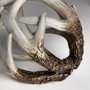 57800 - Ramus I (Small) 5L x 5W Brown Antler Shaped Decorative Resin Orb Ball