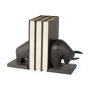69065 - Tauro III (Set of 2) 10L x 5W Black Cast Aluminum Raging Bull Bookends