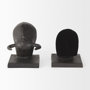 69065 - Tauro III (Set of 2) 10L x 5W Black Cast Aluminum Raging Bull Bookends