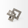 67014 - Link Small Silver Metal Sculpture Decorative Object