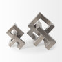 67014 - Link Small Silver Metal Sculpture Decorative Object