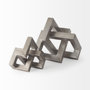 67014 - Link Small Silver Metal Sculpture Decorative Object