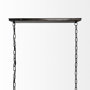68981 - Josie (42"x14.5"x20") Natural Wood Chassis Six Light Chandelier 