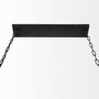 68981 - Josie (42"x14.5"x20") Natural Wood Chassis Six Light Chandelier 