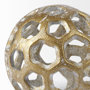 68604 - Moyer I (Small) 3L x 3W Gold Metal Hollow Decorative Orb