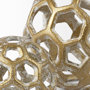 68604 - Moyer I (Small) 3L x 3W Gold Metal Hollow Decorative Orb