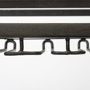 69086 - Chriselle Black Metal And Glass Two Tier Bar Cart