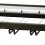 69086 - Chriselle Black Metal And Glass Two Tier Bar Cart