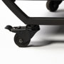 69086 - Chriselle Black Metal And Glass Two Tier Bar Cart