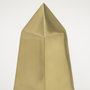 69160 - Giza (Set of 2) 4L x 4W Gold Elongated Pyramids