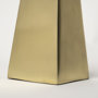 69160 - Giza (Set of 2) 4L x 4W Gold Elongated Pyramids