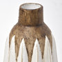 68613 - Sisko I Short Rustic Brown White Ceramic Vase