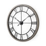 69348 - Mething Gray 31.5" Large Farmhouse Wall Clock 