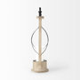 68638 - Zain II Large Brown Wooden Vintage Inspired Candle Holder Lantern