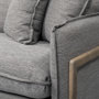 68711 - Roy I 84" Castlerock Gray Upholstered Three Seater Sofa 