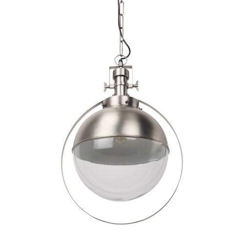 69345 - Leighton 15.0L x 15.0W x 20.0H Antique Nickel Pendant Light