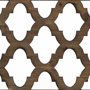 57670 - Stotonic 35L x 16W Brown Wood W Glass Top Rectangular Serving Tray